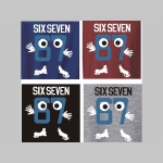 Six Seven 67 mikina s kapucou stiahnutelnou &scaron;n&uacute;rkami a klokankov&yacute;m vreckom vpredu